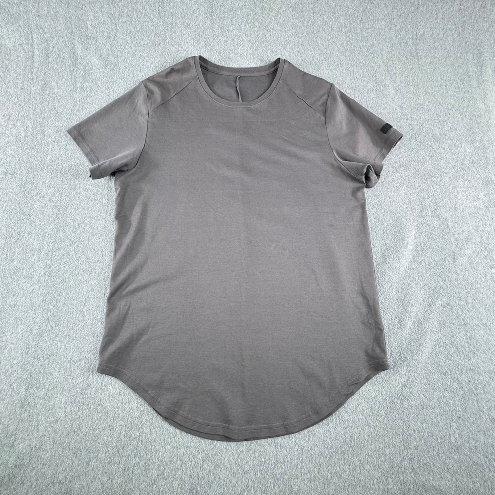 Alphalete Shirt Men's XL Gray Short Sleeve Performance Fit Pima Cotton